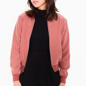 American Apparel Amelia Lightweight Silky Bomber